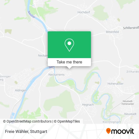 Карта Freie Wähler
