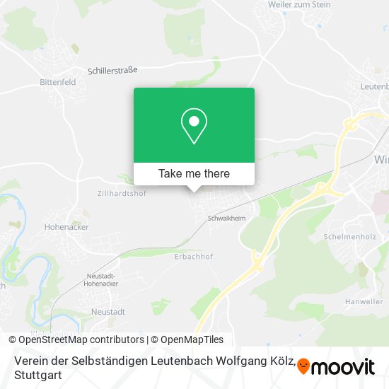 Verein der Selbständigen Leutenbach Wolfgang Kölz map