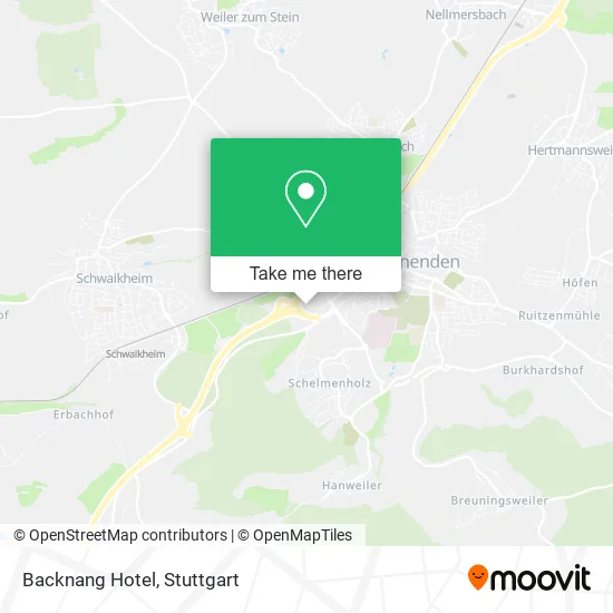 Карта Backnang Hotel