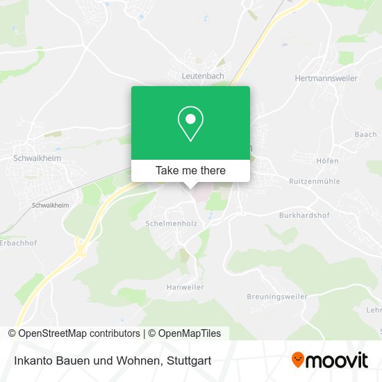 Inkanto Bauen und Wohnen map