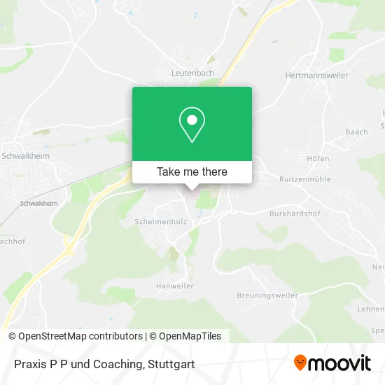 Карта Praxis P P und Coaching