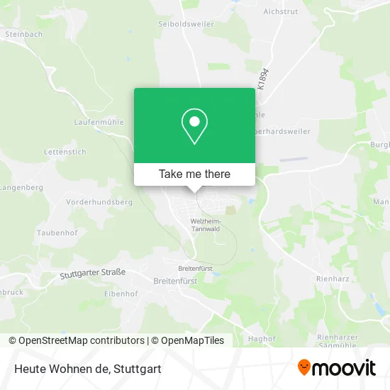 Карта Heute Wohnen de