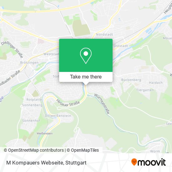 M Kompauers Webseite map