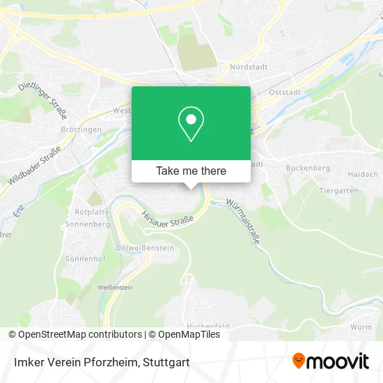 Карта Imker Verein Pforzheim
