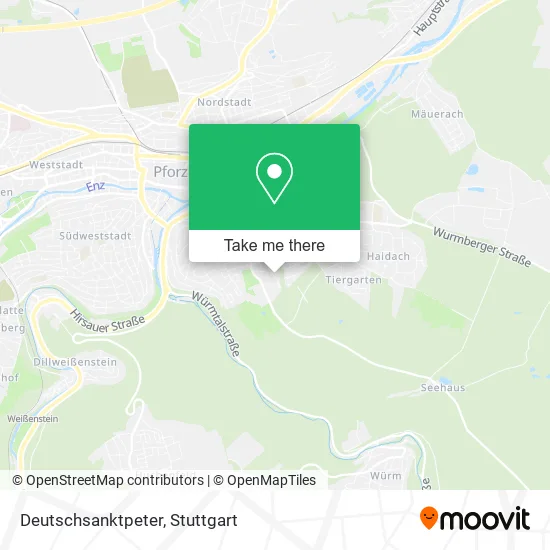 Карта Deutschsanktpeter