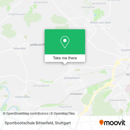Карта Sportbootschule Bittenfeld