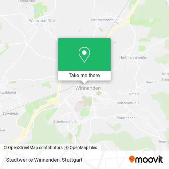 Карта Stadtwerke Winnenden
