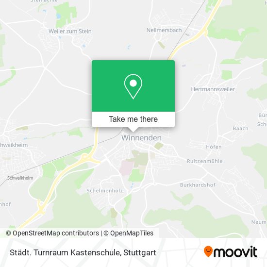 Städt. Turnraum Kastenschule map
