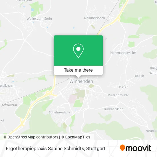 Карта Ergotherapiepraxis Sabine Schmidts
