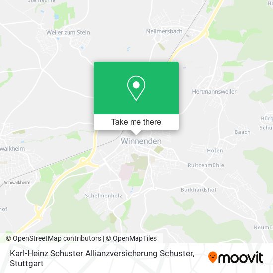 Karl-Heinz Schuster Allianzversicherung Schuster map