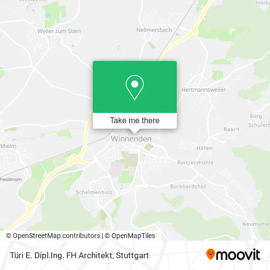 Карта Türi E. Dipl.Ing. FH Architekt