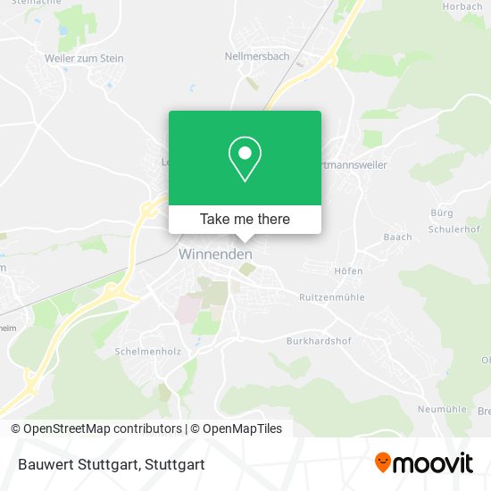 Bauwert Stuttgart map