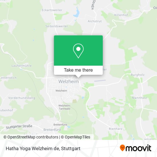 Hatha Yoga Welzheim de map