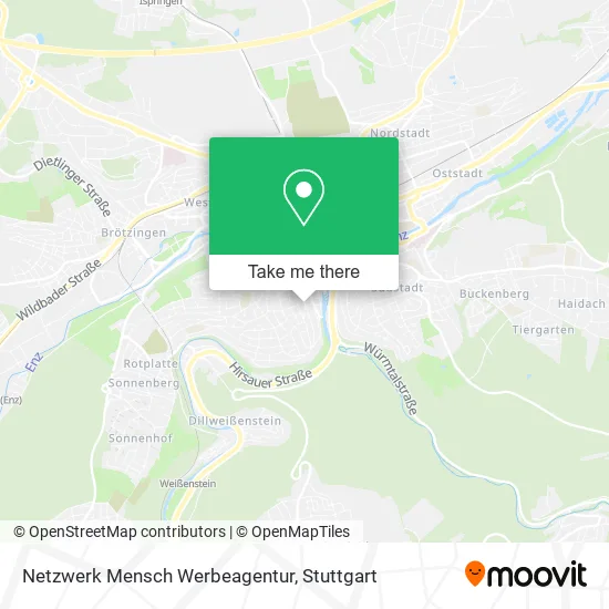 Карта Netzwerk Mensch Werbeagentur