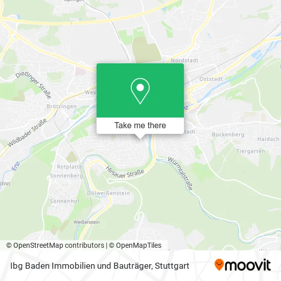 Карта Ibg Baden Immobilien und Bauträger