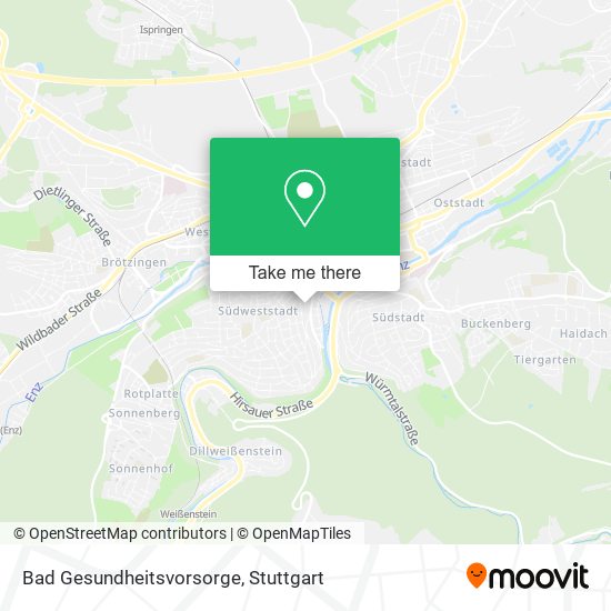 Bad Gesundheitsvorsorge map