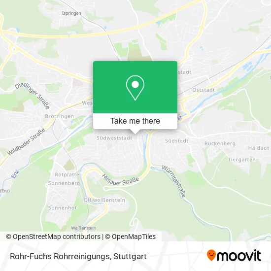Карта Rohr-Fuchs Rohrreinigungs