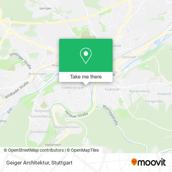 Карта Geiger Architektur