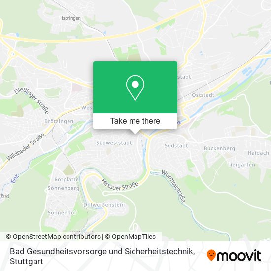 Bad Gesundheitsvorsorge und Sicherheitstechnik map