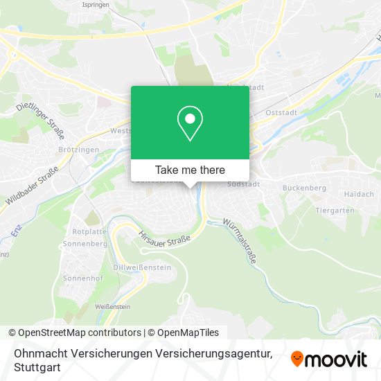 Ohnmacht Versicherungen Versicherungsagentur map