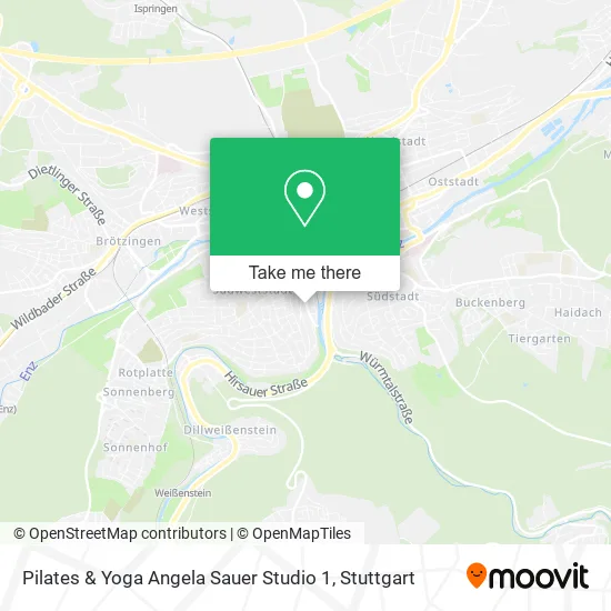 Карта Pilates & Yoga Angela Sauer Studio 1