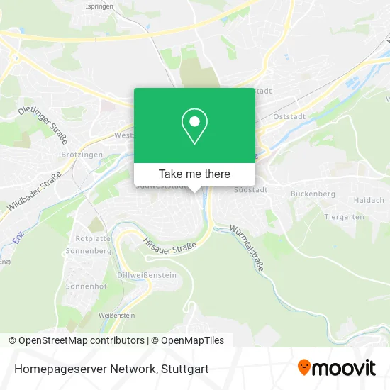 Карта Homepageserver Network