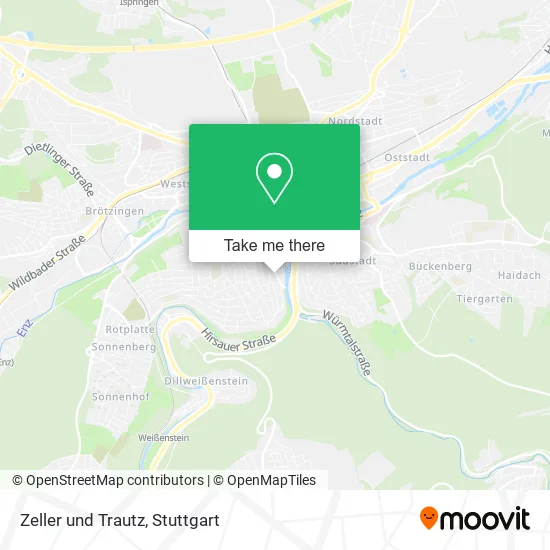 Карта Zeller und Trautz