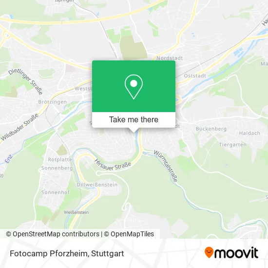 Карта Fotocamp Pforzheim