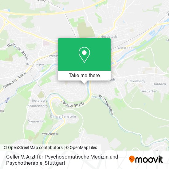 Geller V. Arzt für Psychosomatische Medizin und Psychotherapie map
