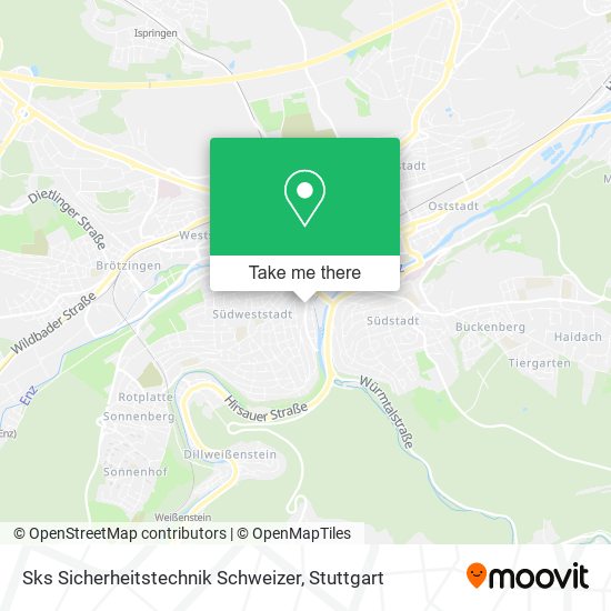 Sks Sicherheitstechnik Schweizer map