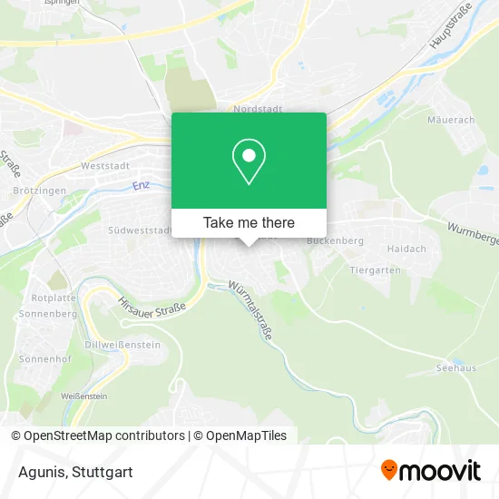 Карта Agunis