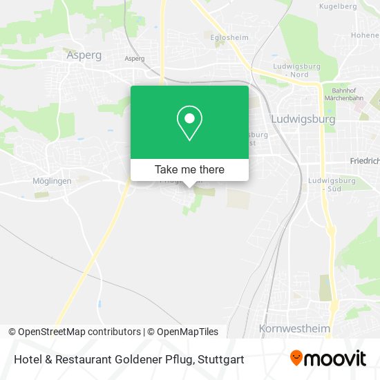 Hotel & Restaurant Goldener Pflug map