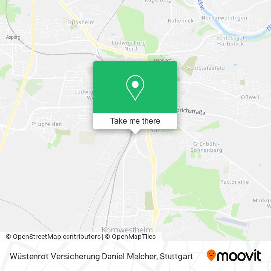 Wüstenrot Versicherung Daniel Melcher map