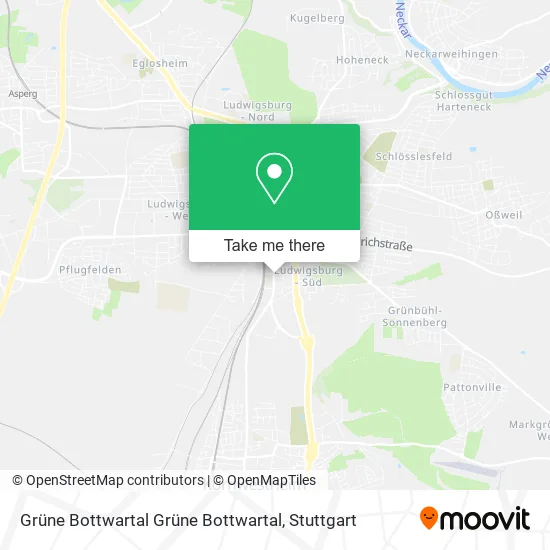 Карта Grüne Bottwartal Grüne Bottwartal
