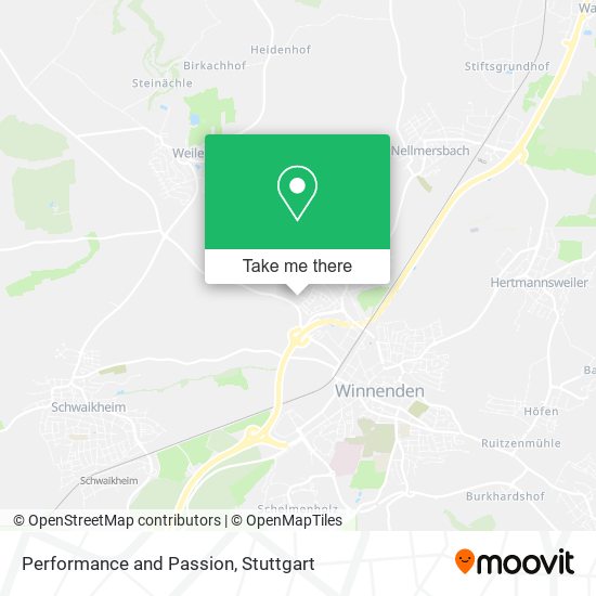 Карта Performance and Passion