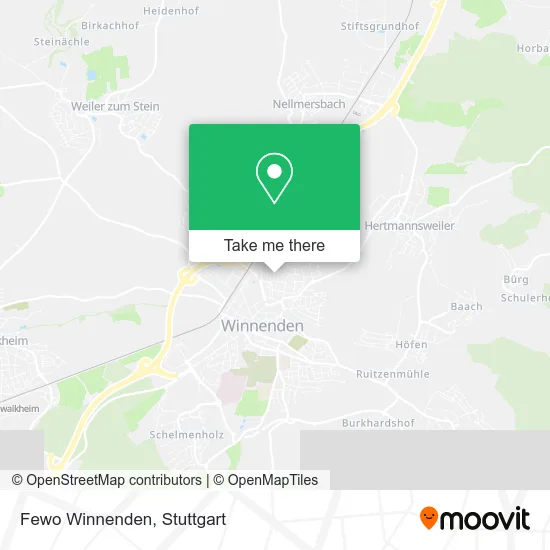 Карта Fewo Winnenden