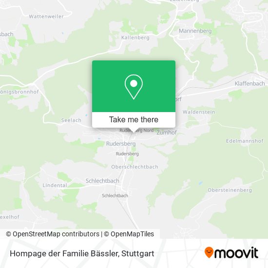 Карта Hompage der Familie Bässler