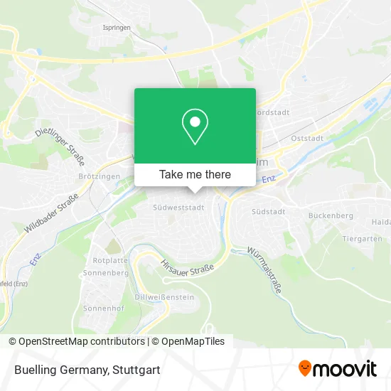 Карта Buelling Germany