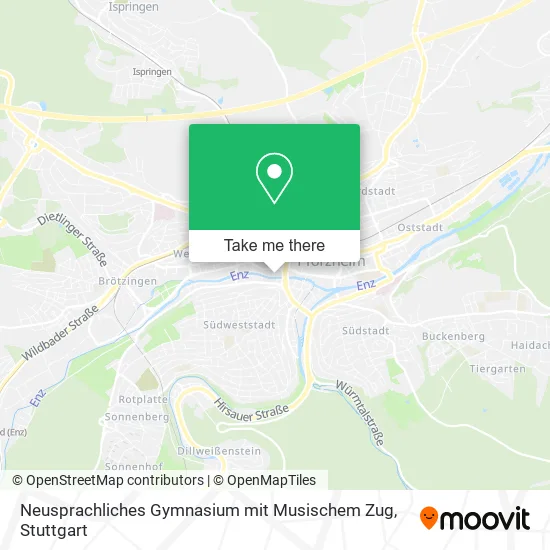 Карта Neusprachliches Gymnasium mit Musischem Zug