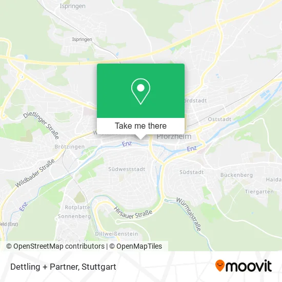 Карта Dettling + Partner