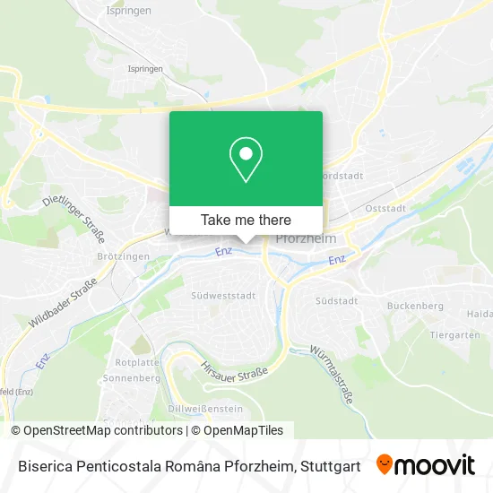 Карта Biserica Penticostala Româna Pforzheim