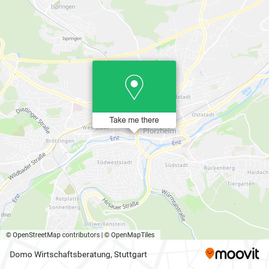 Domo Wirtschaftsberatung map