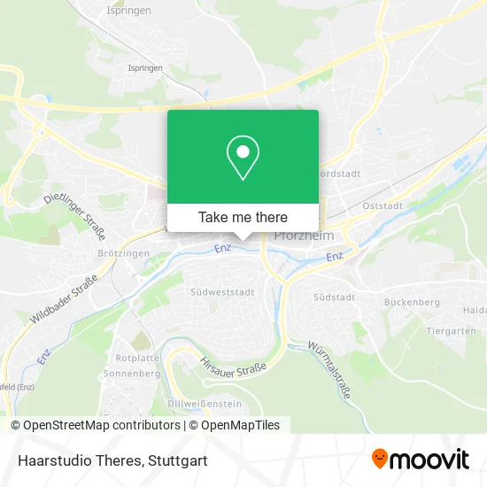 Карта Haarstudio Theres