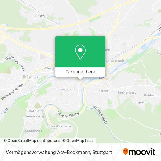 Карта Vermögensverwaltung Acv-Beckmann