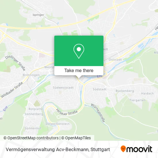 Карта Vermögensverwaltung Acv-Beckmann