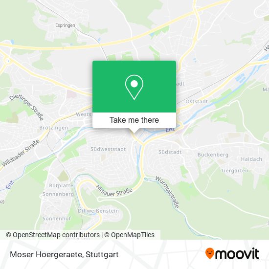 Карта Moser Hoergeraete