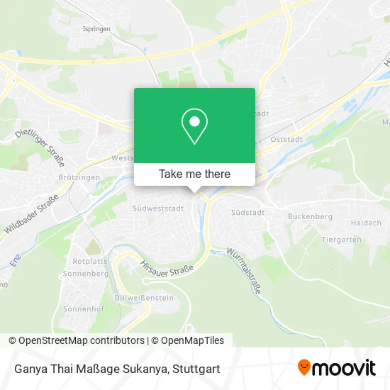 Карта Ganya Thai Maßage Sukanya