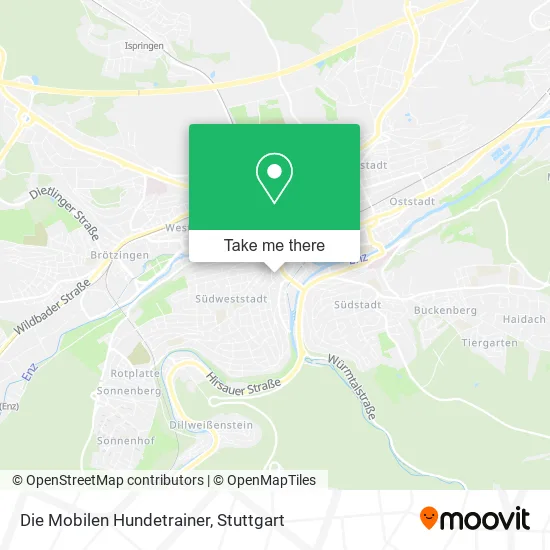 Карта Die Mobilen Hundetrainer