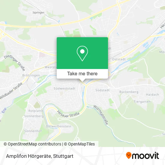 Карта Amplifon Hörgeräte