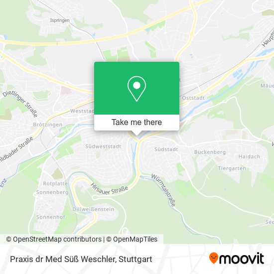 Praxis dr Med Süß Weschler map